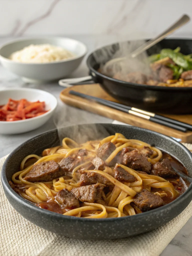 beef and noodles recipe