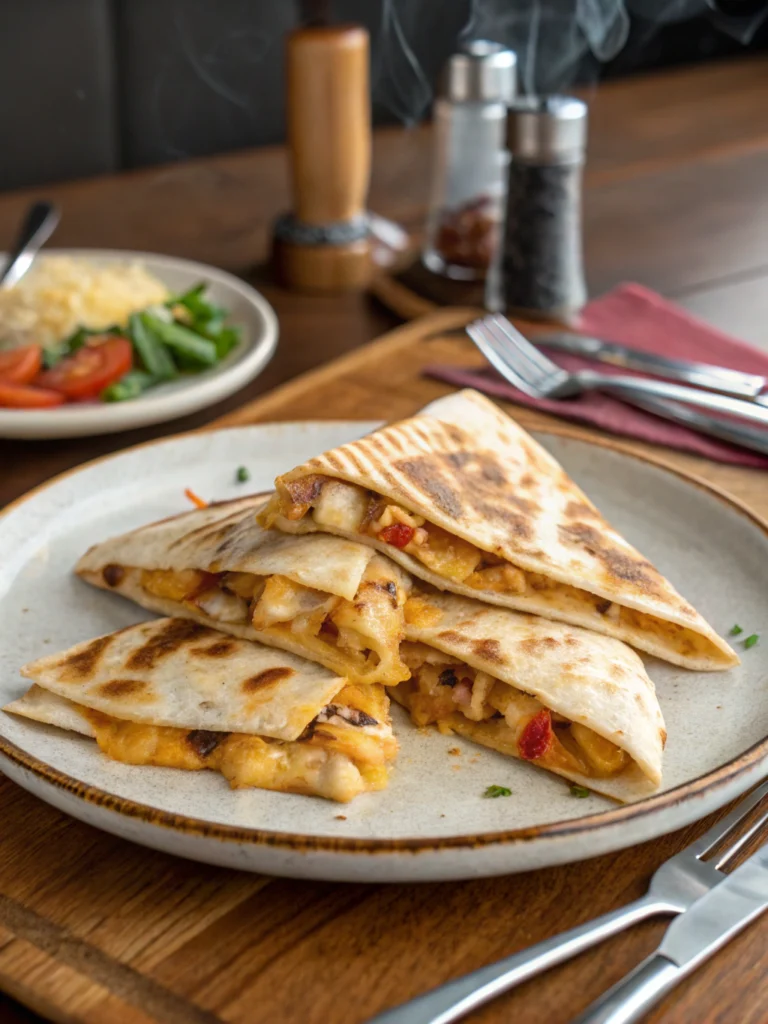 chicken quesadillas