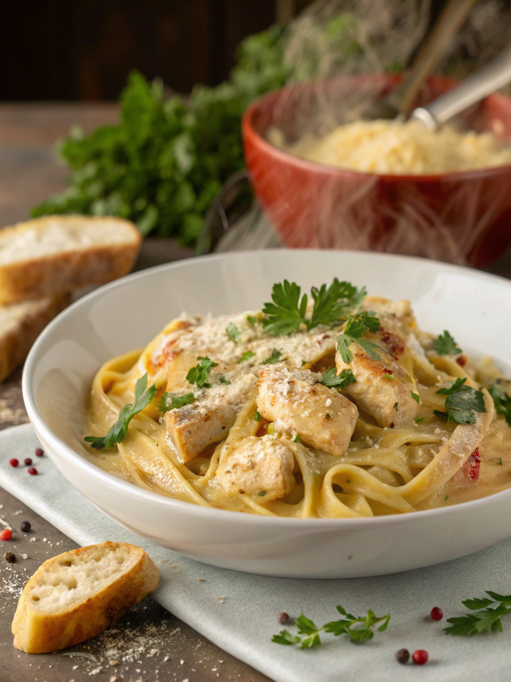 creamy chicken pasta
