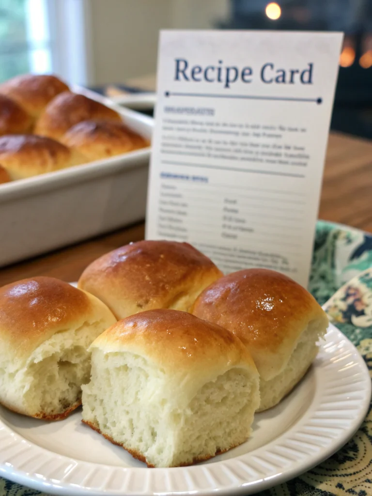 dinner rolls recipe