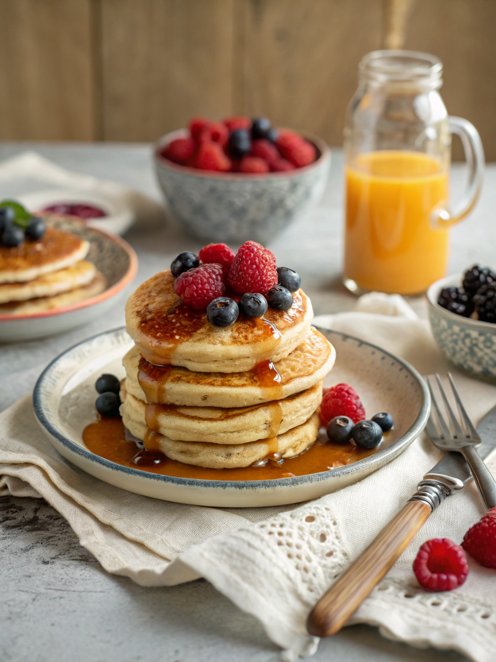 fluffy pancakes recipe