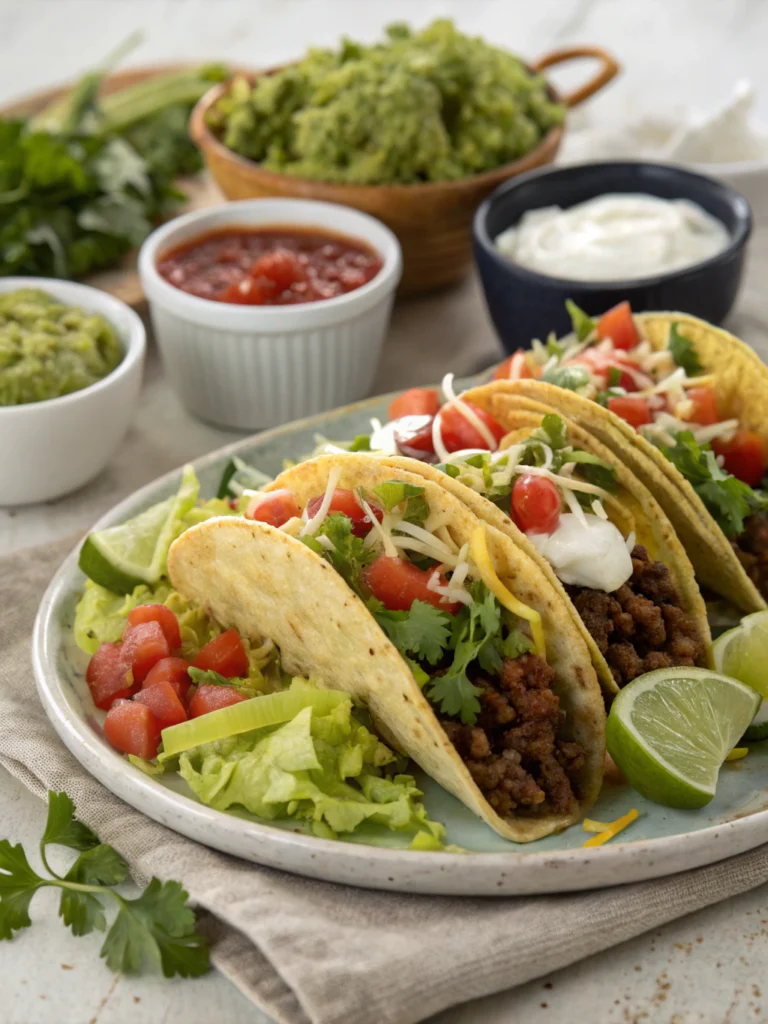 ground beef tacos