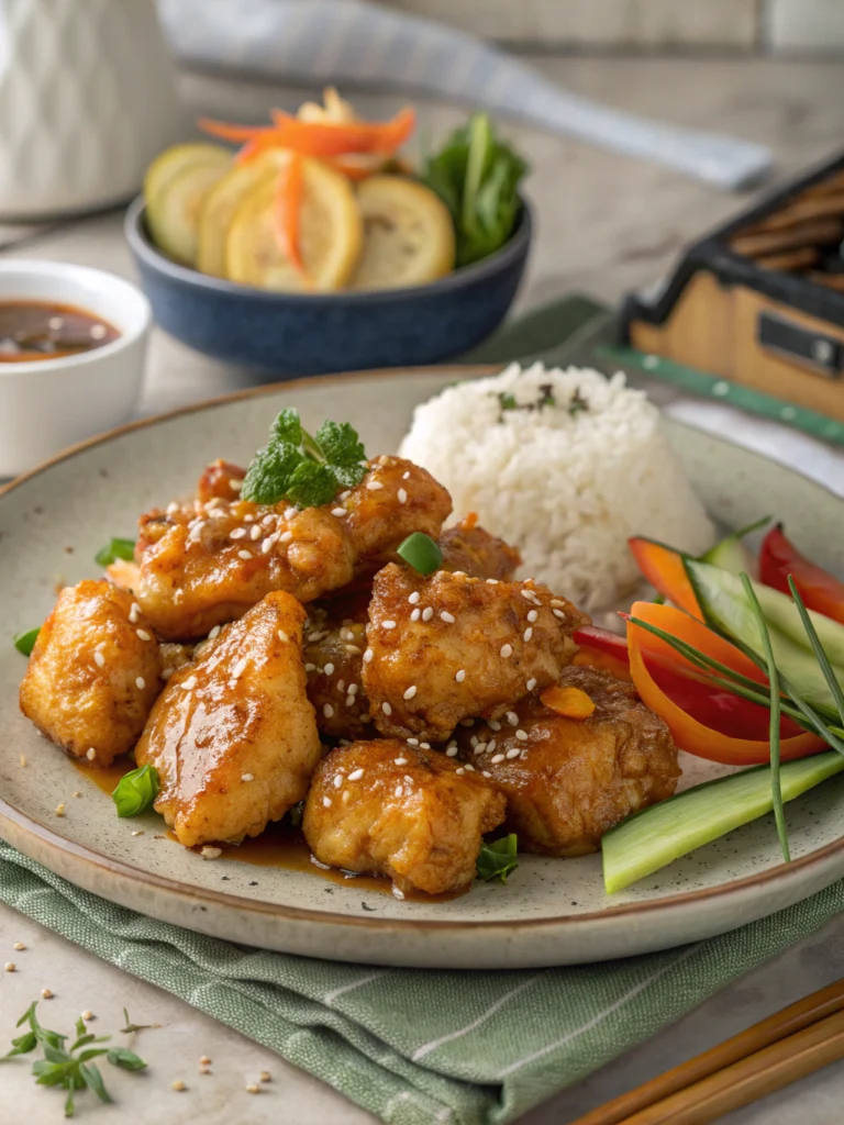 honey garlic chicken