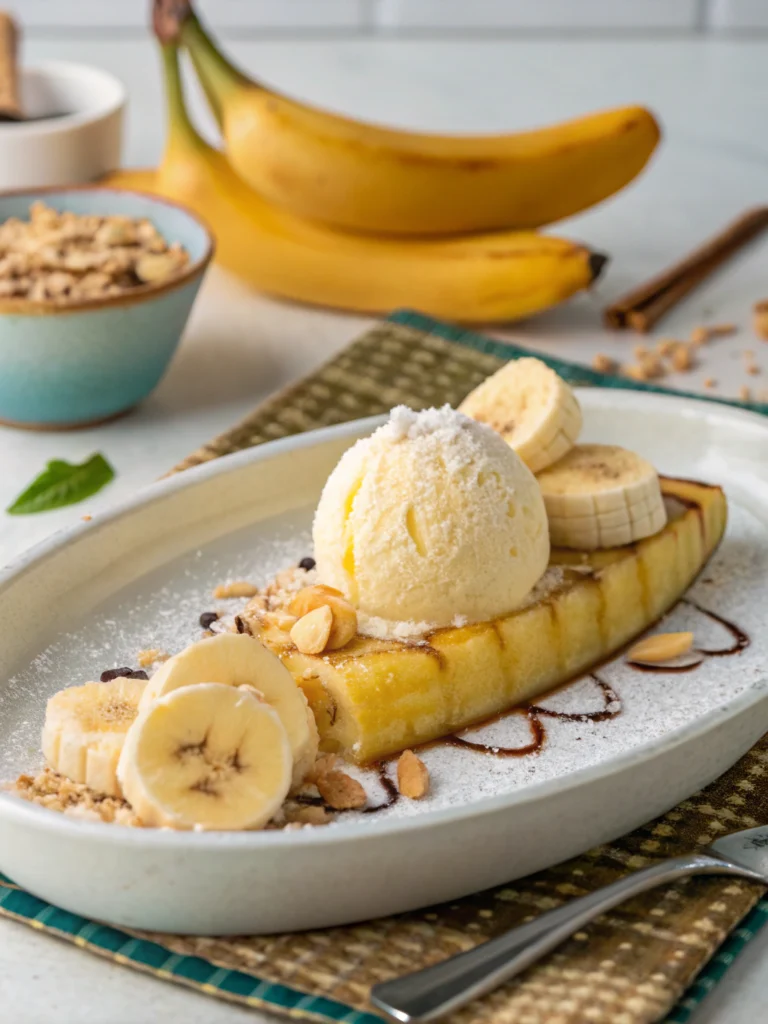 ice cream banana tree