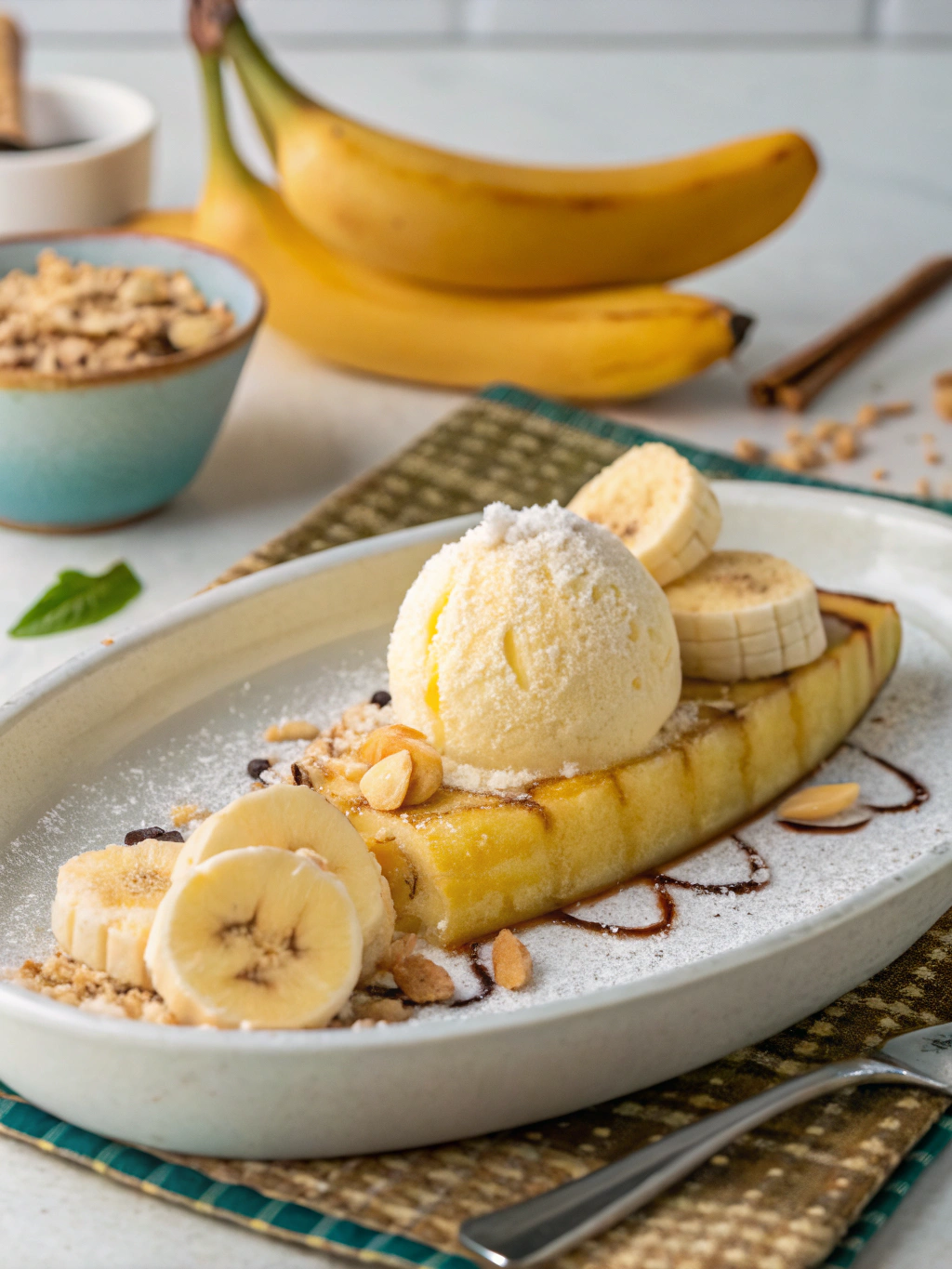 ice cream banana tree