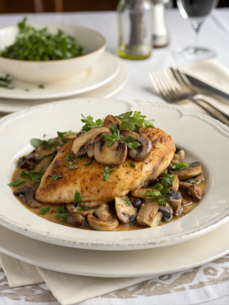 mushroom chicken recipe