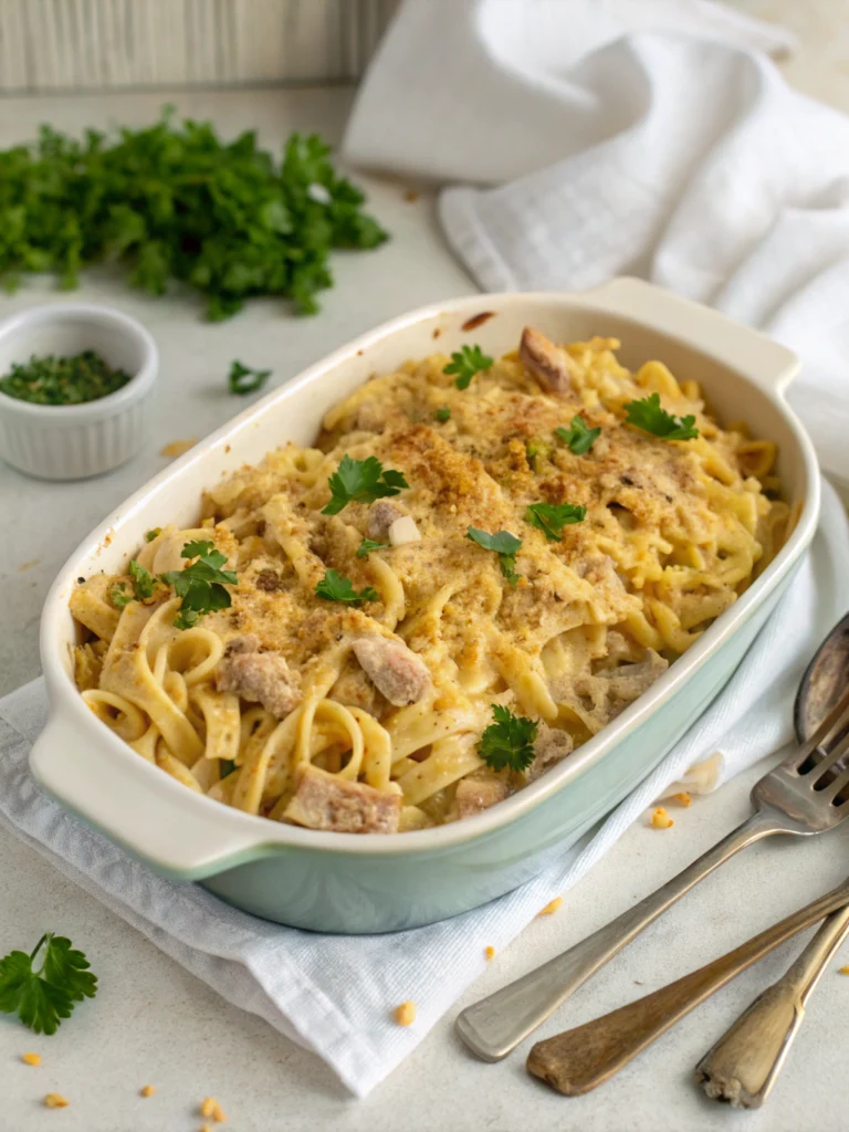 tuna noodle casserole
